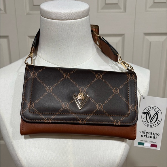 ++FREE with $175 purchase++
 Valentino Orlandi Brown Crossbody Bag - Picture 4 of 16